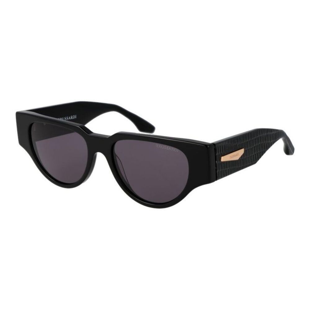 Trussardi Acetate Sunglasses with UV Protection Women Black